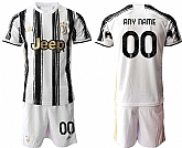 2020-21 Juventus Customized Home Soccer Jersey,baseball caps,new era cap wholesale,wholesale hats